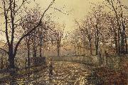 Atkinson Grimshaw Sixty Years Ago Spain oil painting artist